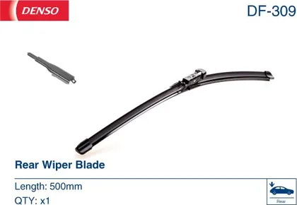 Задняя щетка стеклоочистителя Denso Flat Rear DF-309