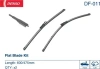 Комплект бескаркасных стеклоочистителей  Denso Flat DF-011