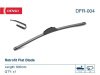 Бескаркасная щетка стеклоочистителя Denso Flat DFR-004