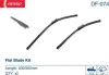 Комплект бескаркасных стеклоочистителей  Denso Flat DF-074