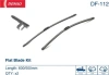 Комплект бескаркасных стеклоочистителей  Denso Flat DF-112
